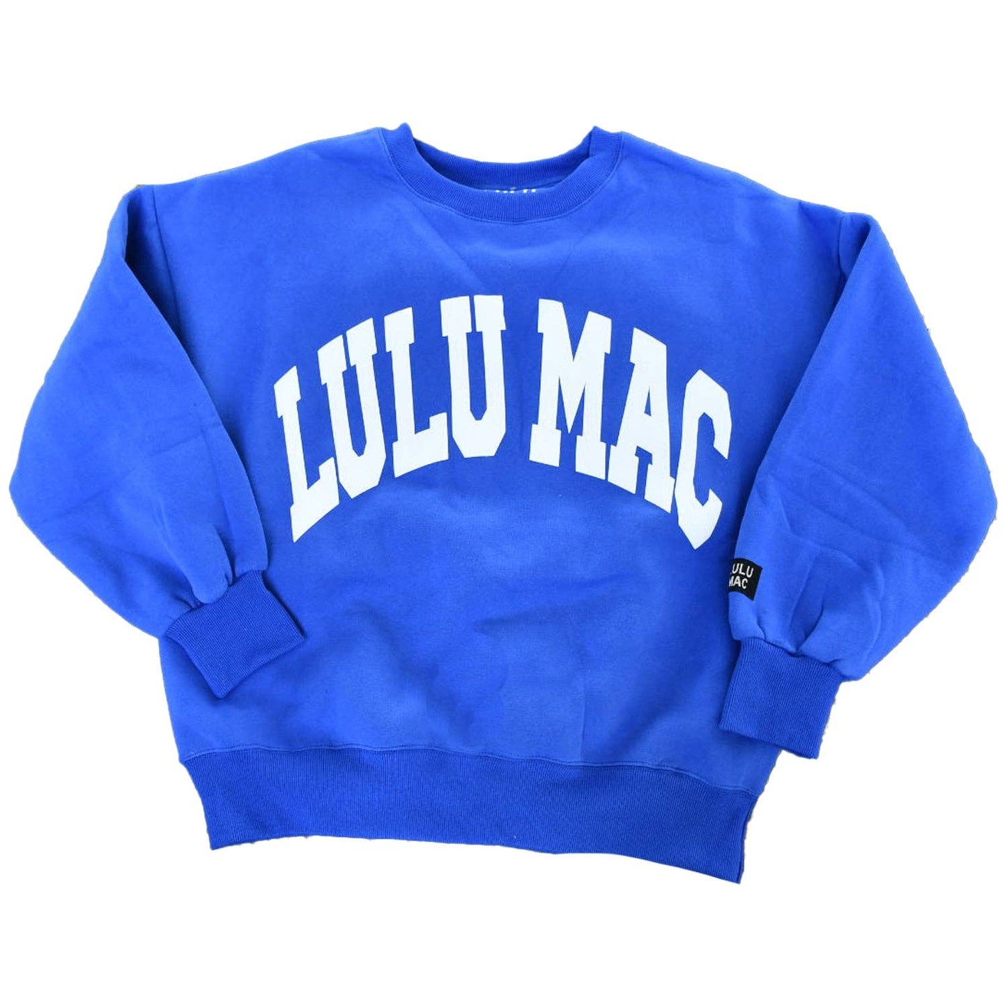 LULU MAC Royal/White Sweatshirt