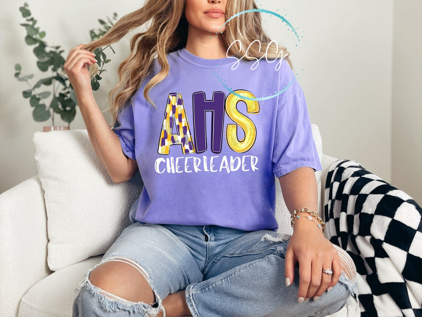 Altha Cheerleader ➕ Comfort Colors Tee