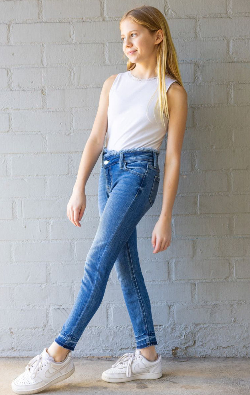 Kids Kancan High Rise Ankle Skinny - YCAK35001M