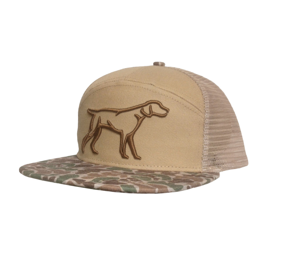 7 Panel 3D Puff Camo Bill Hat (RH-128)