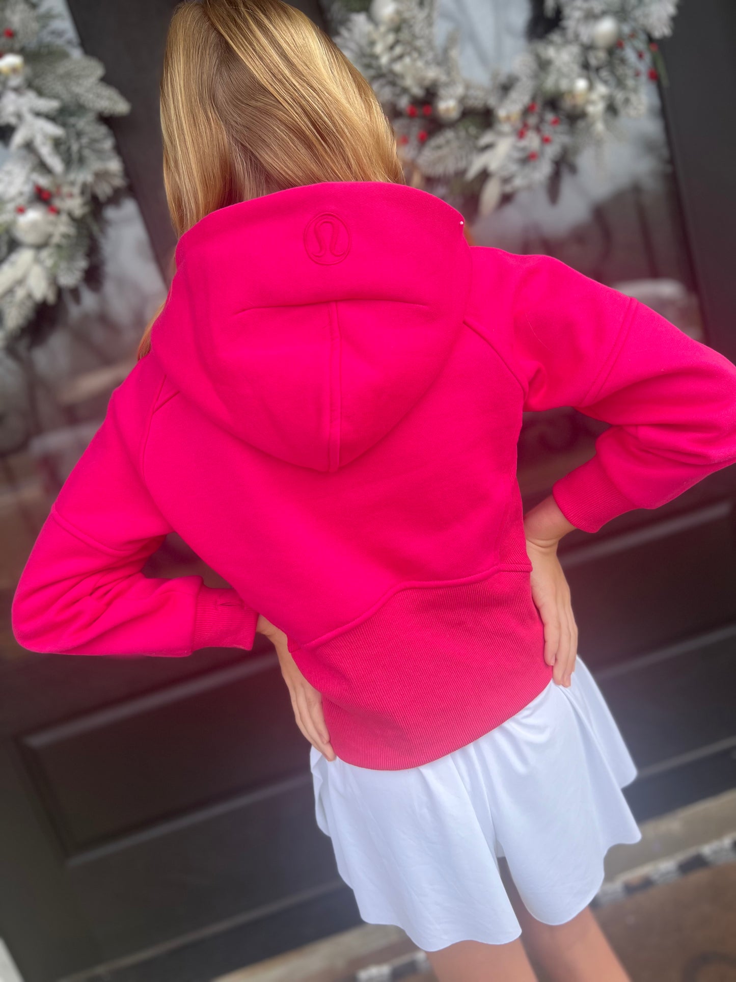 Hot Pink Lu-Alike Hoodie
