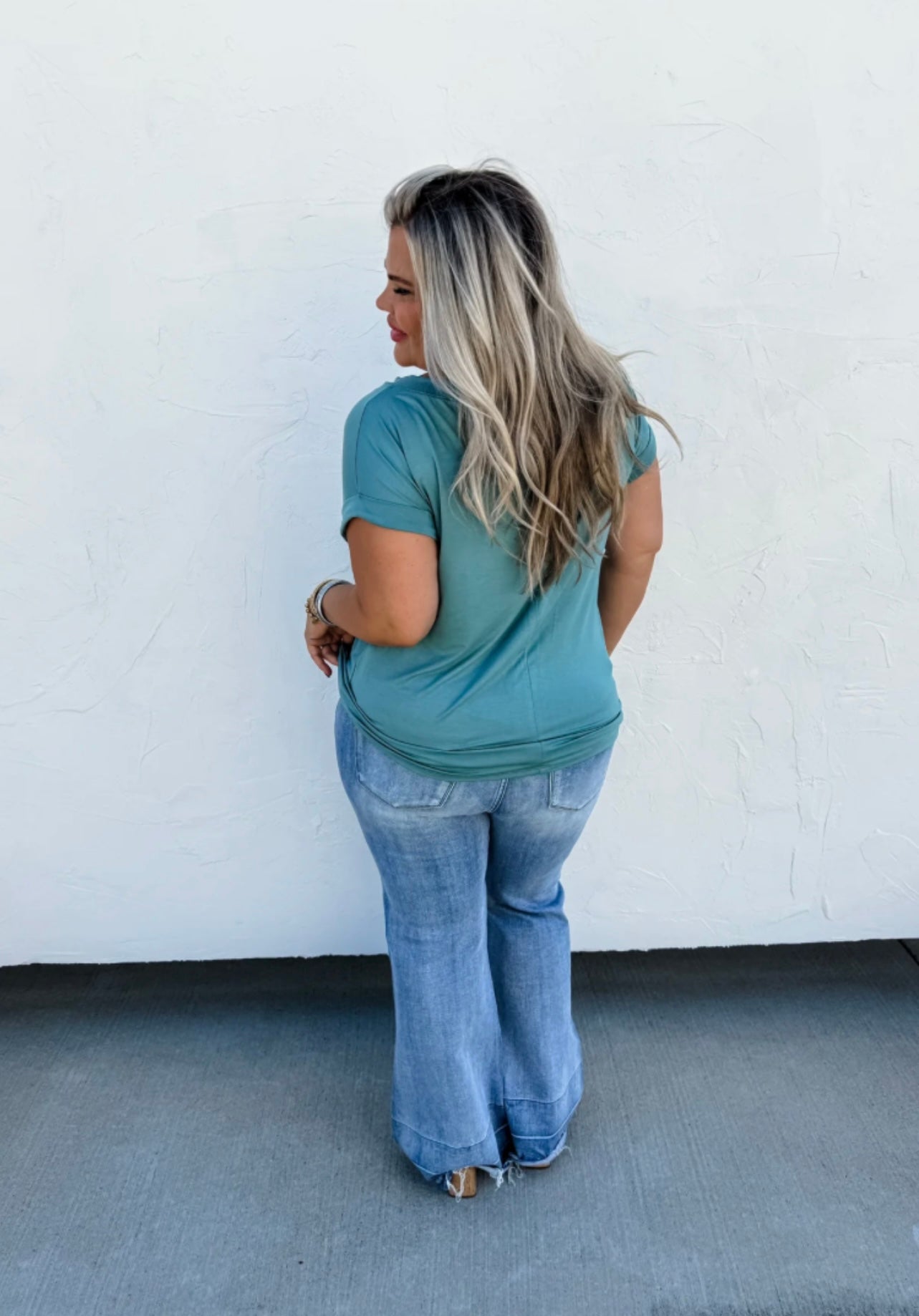 Teal Emmie Top