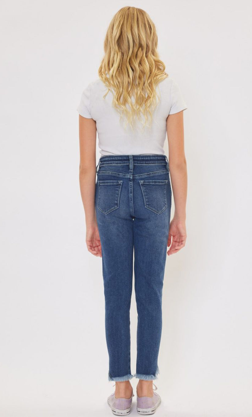 Kancan Girls High Rise Ankle Skinny Jeans - YCAK41004D