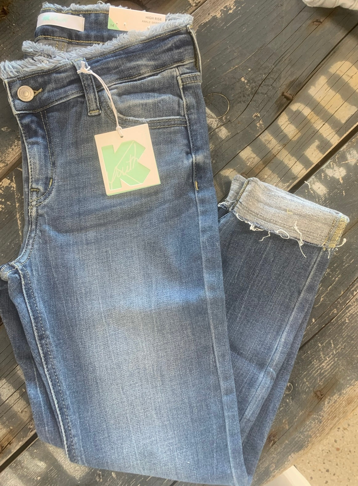 Kids Kancan High Rise Ankle Skinny - YCAK35001M