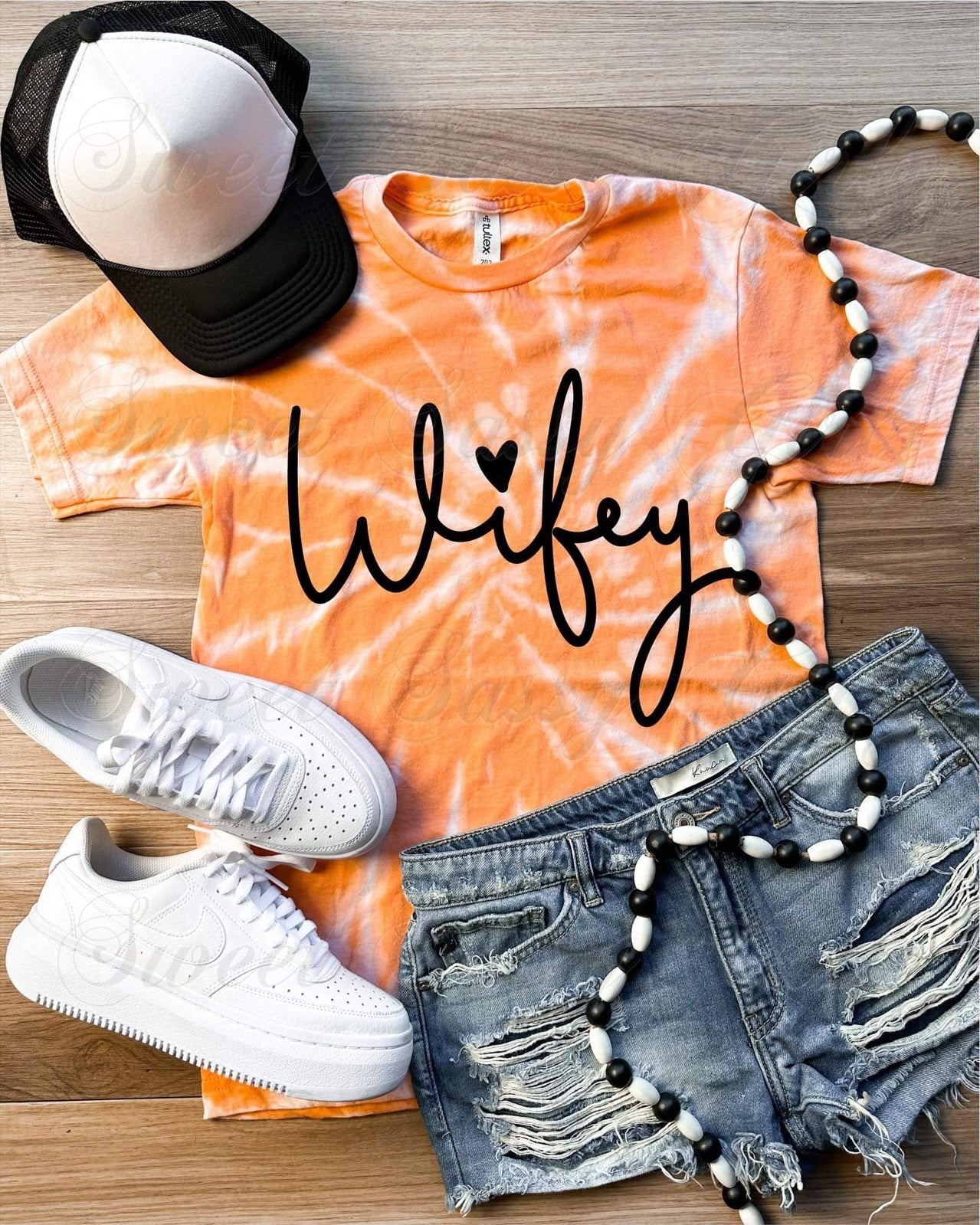 Wifey Bleached Tee