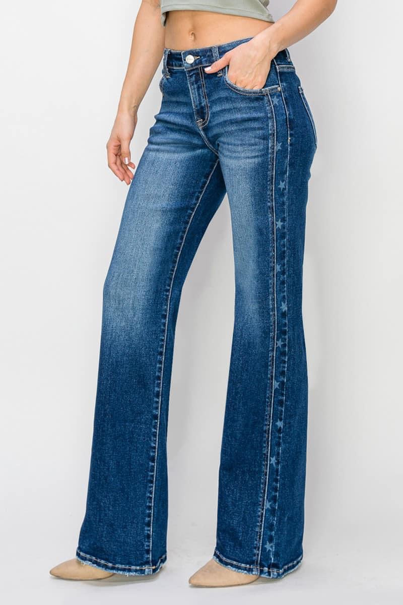 Star Print Jeans