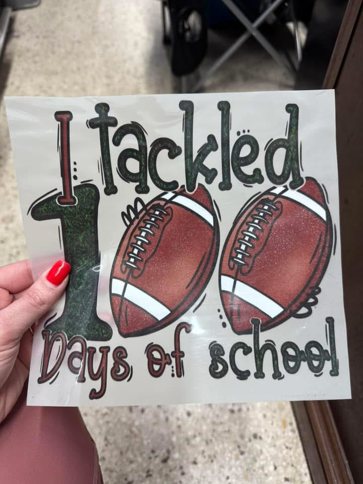 Tackled 100 Days Of School