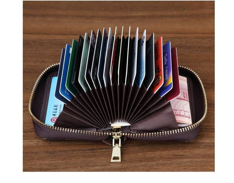 Checkered Card Holder