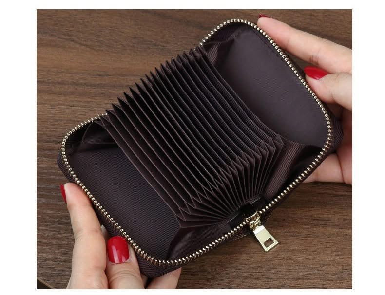Checkered Card Holder