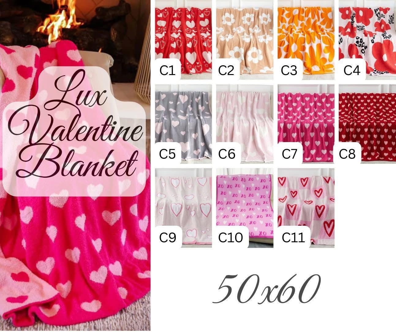 Lux Valentine Blankets