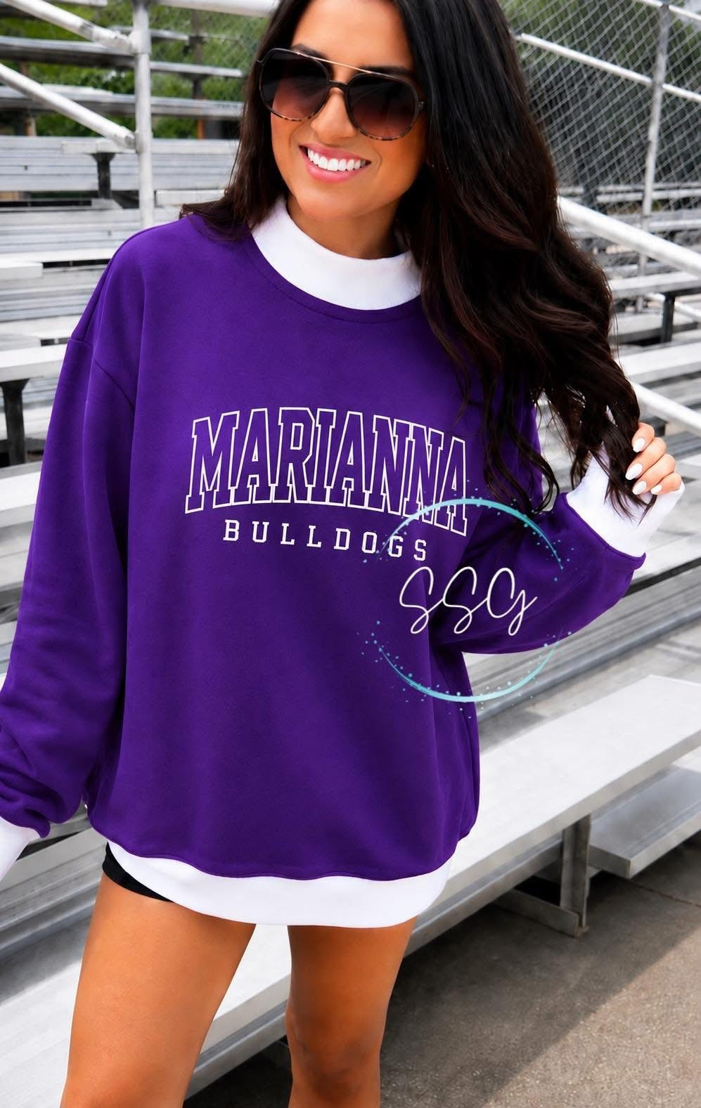 Marianna Bulldogs Mockneck