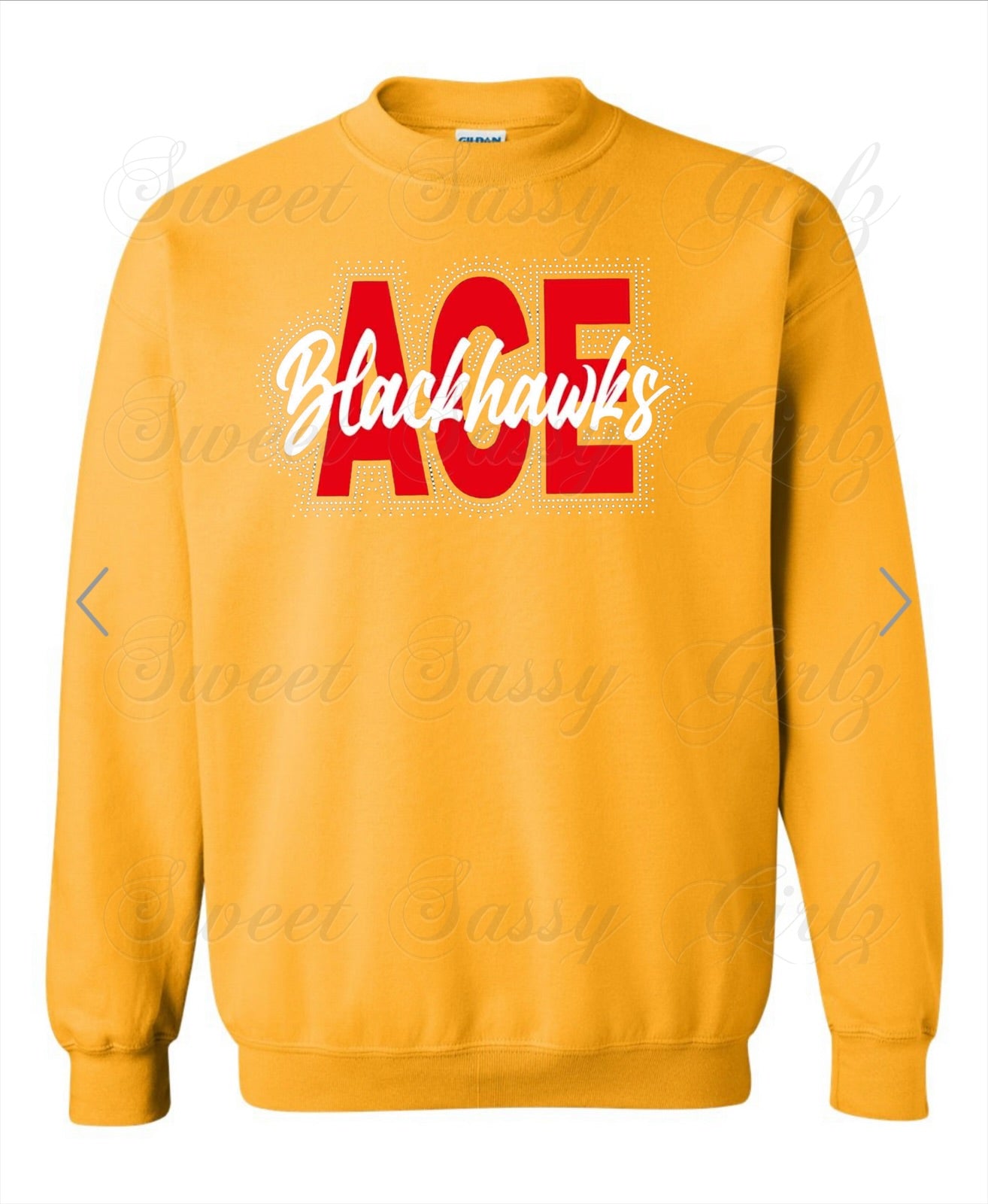 ACE Blackhawks Bling | Gildan Sweatshirts