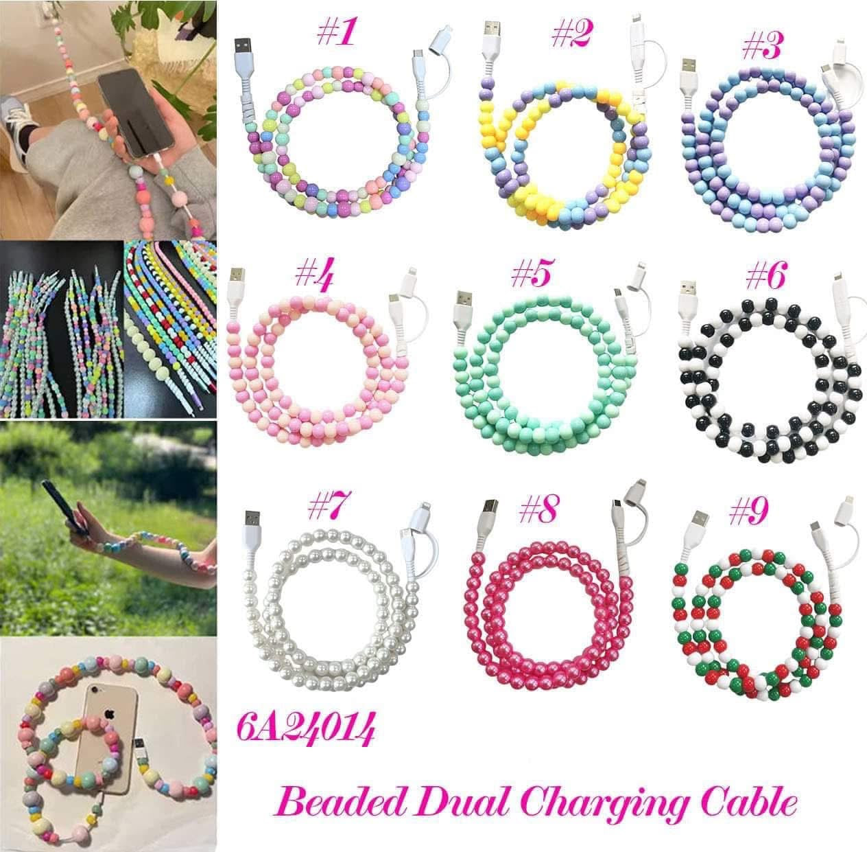Beaded Dual Charging Cable