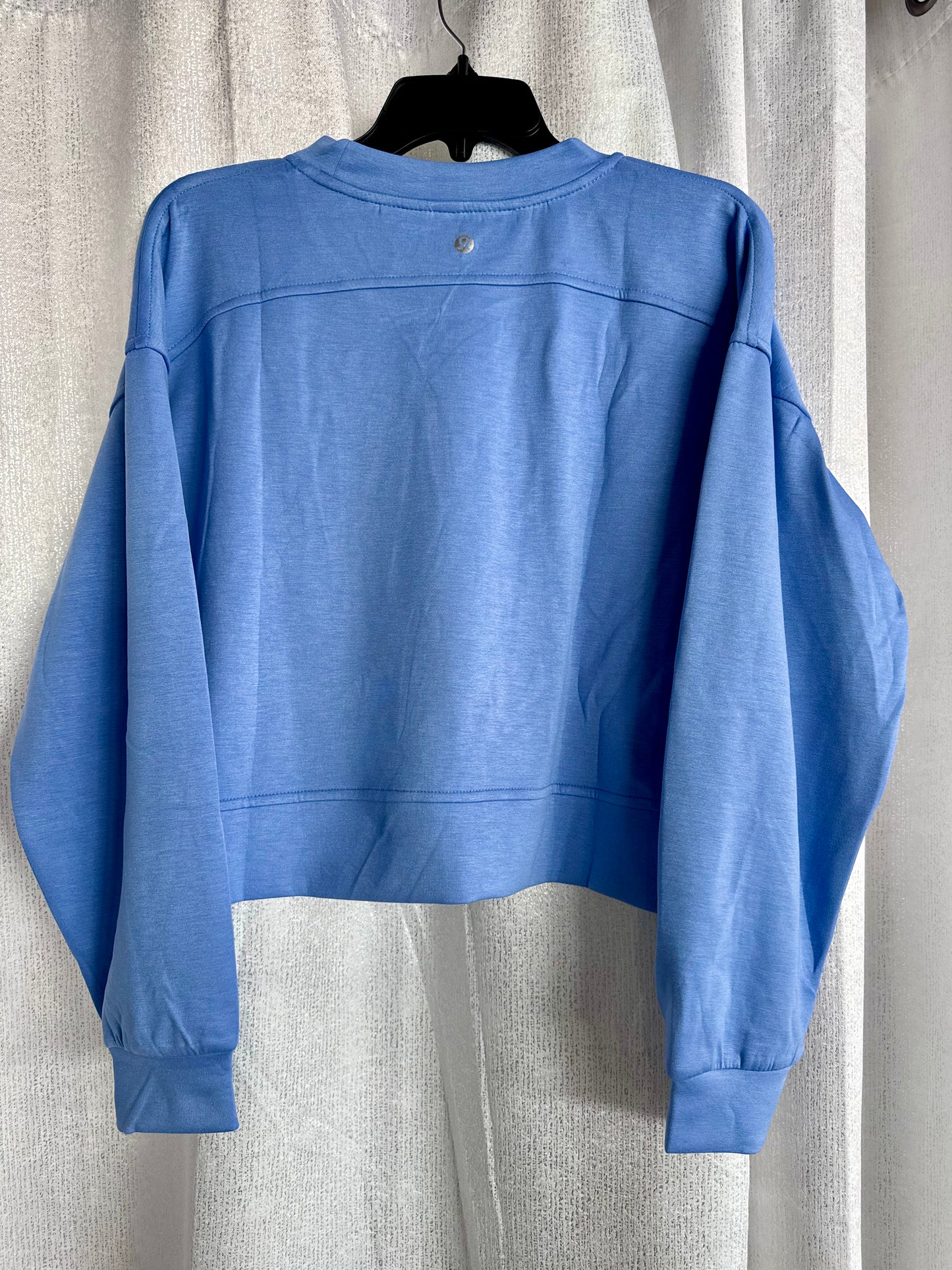Lu-Alike Blue Cropped Crewneck