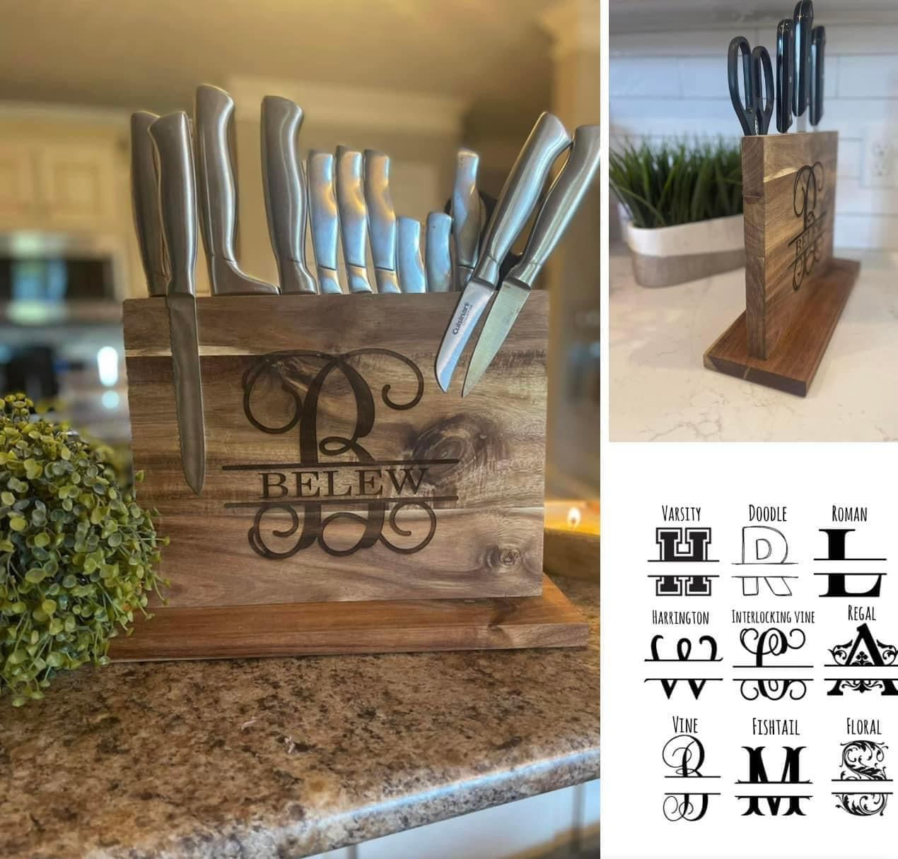 Magnetic Knife Block