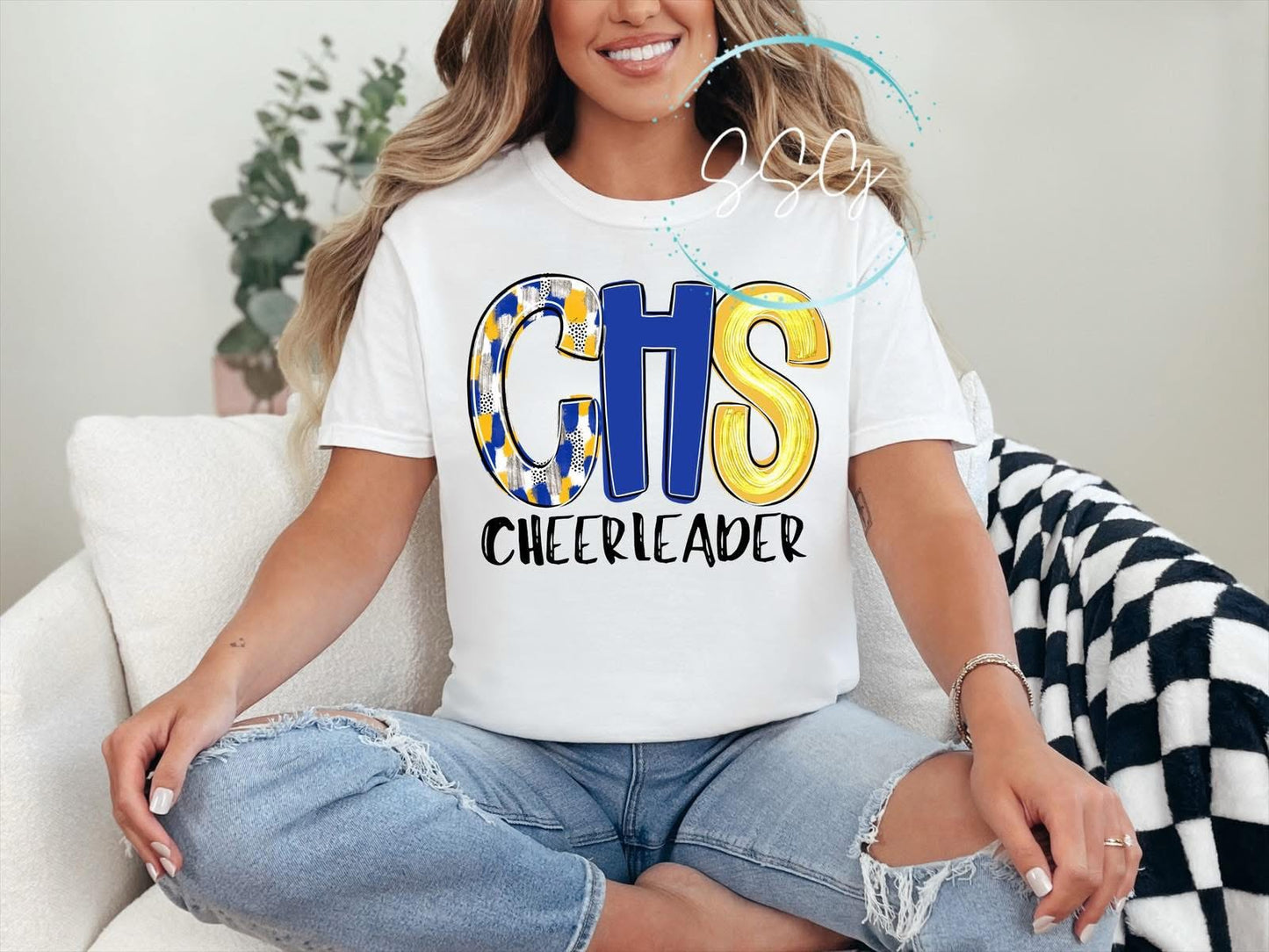 CHS Cheerleader ➕ Comfort Colors Tee