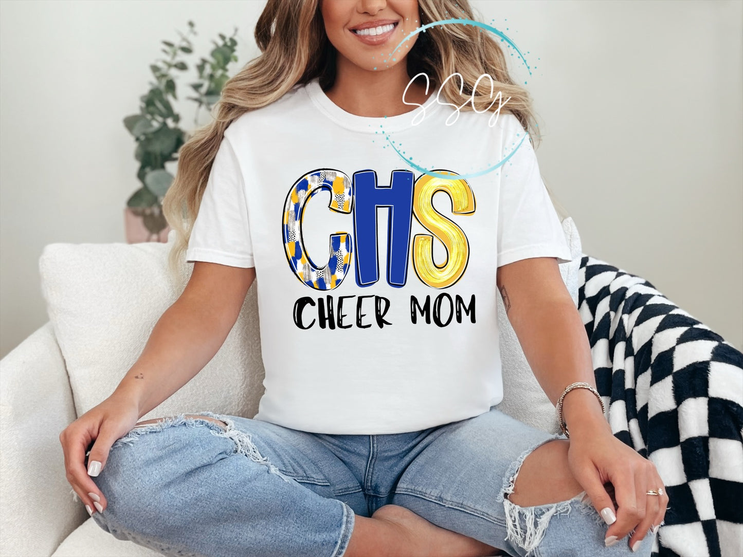CHS Cheer Mom ➕ Comfort Colors Tee