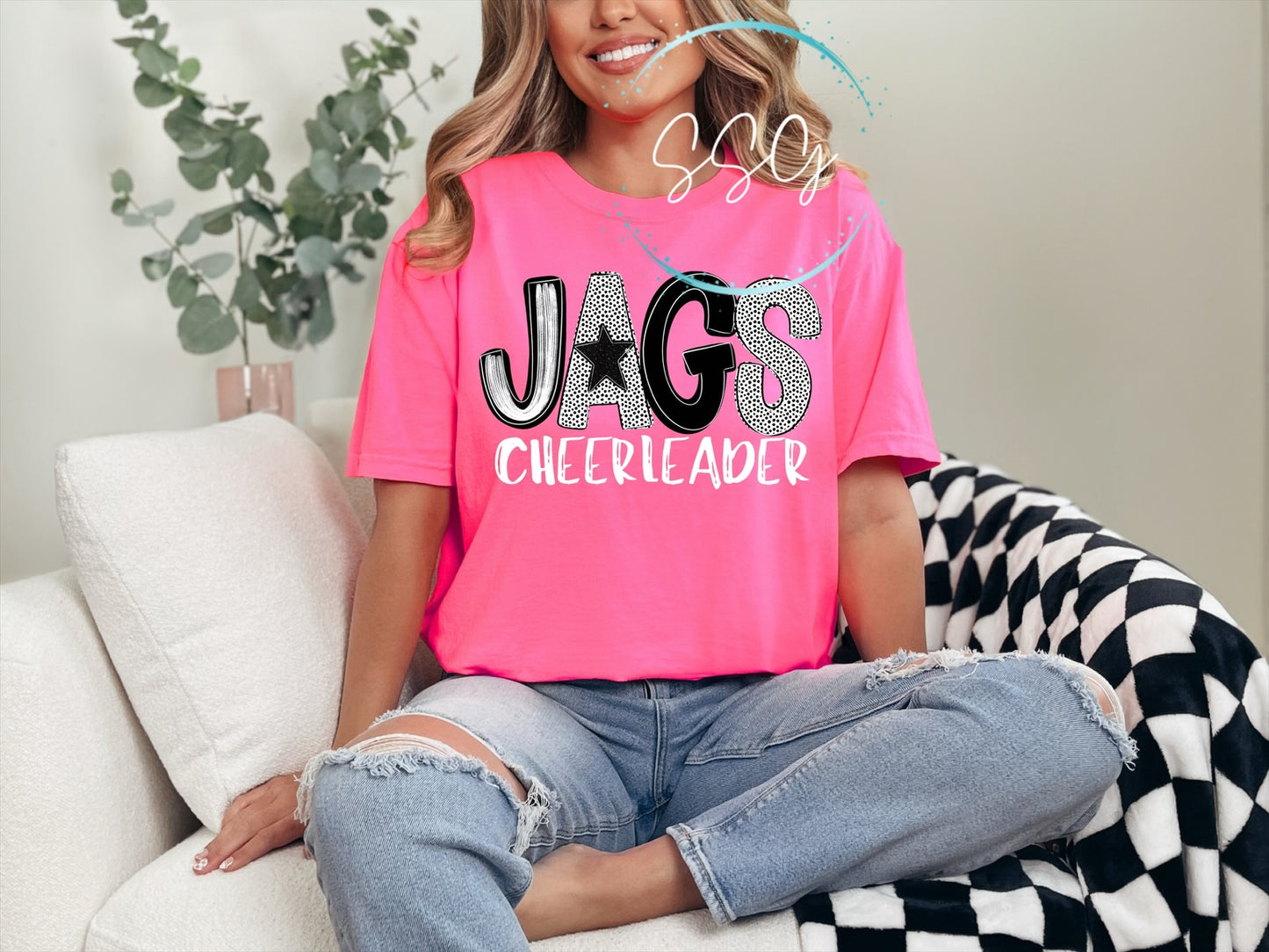 JAGS Cheerleader ➕ Comfort Colors Tee