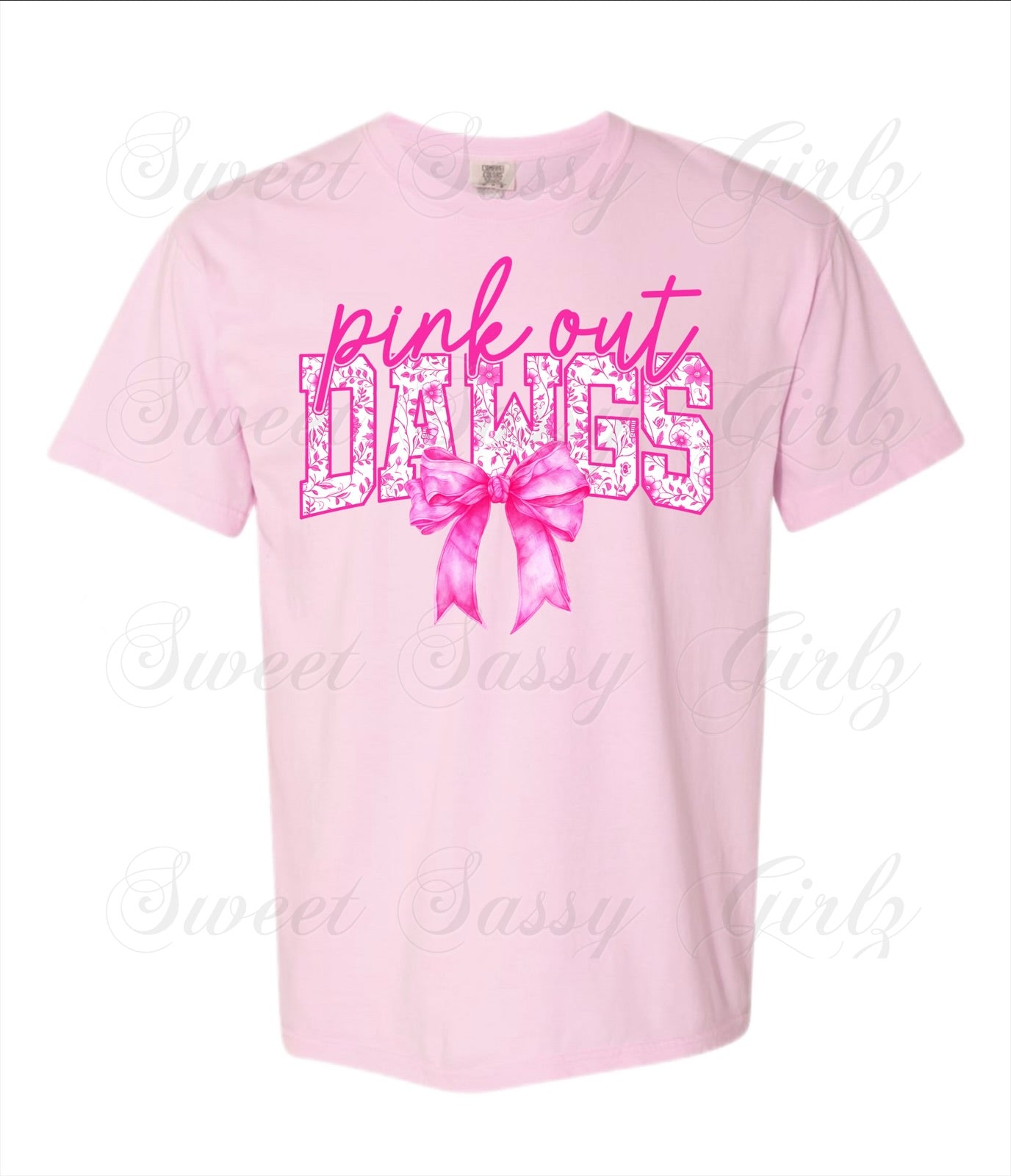 Pink Out Dawgs | Comfort Colors Tee