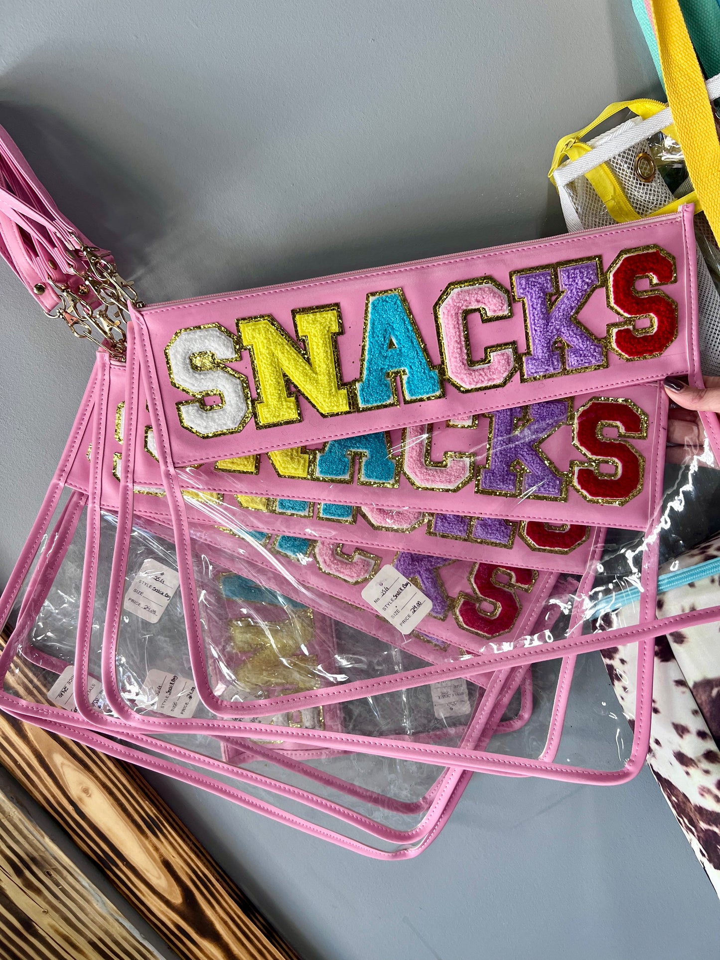 Snacks Zipper Tote