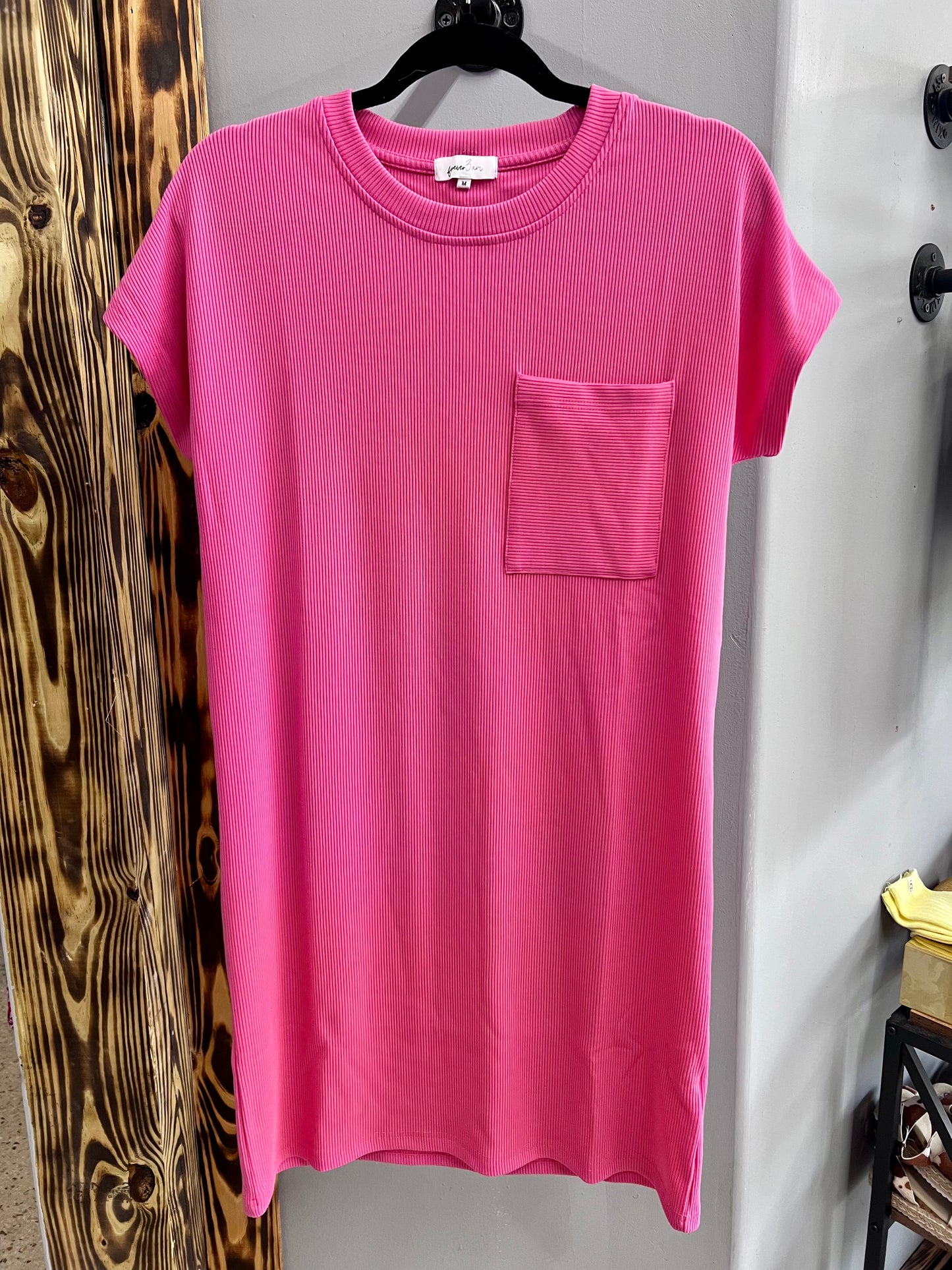 Ribbed T-Shirt Dress
