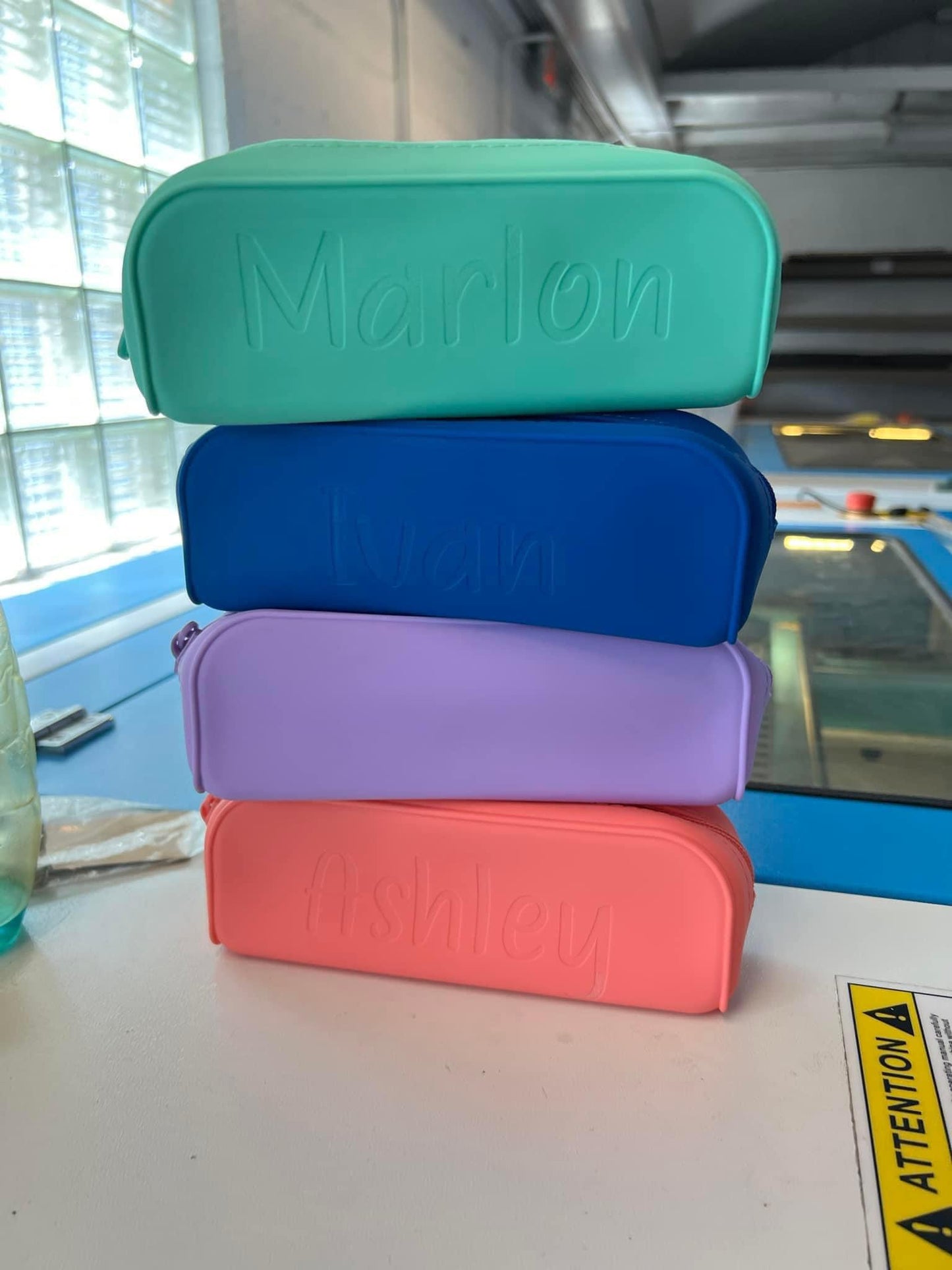 Personalized Silicone Pencil Case