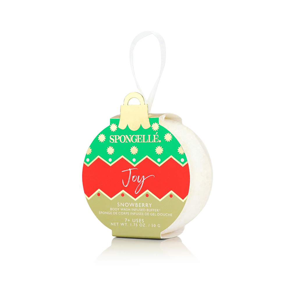 Joy - Snowberry Holiday Ornament Buffer Christmas Stocking