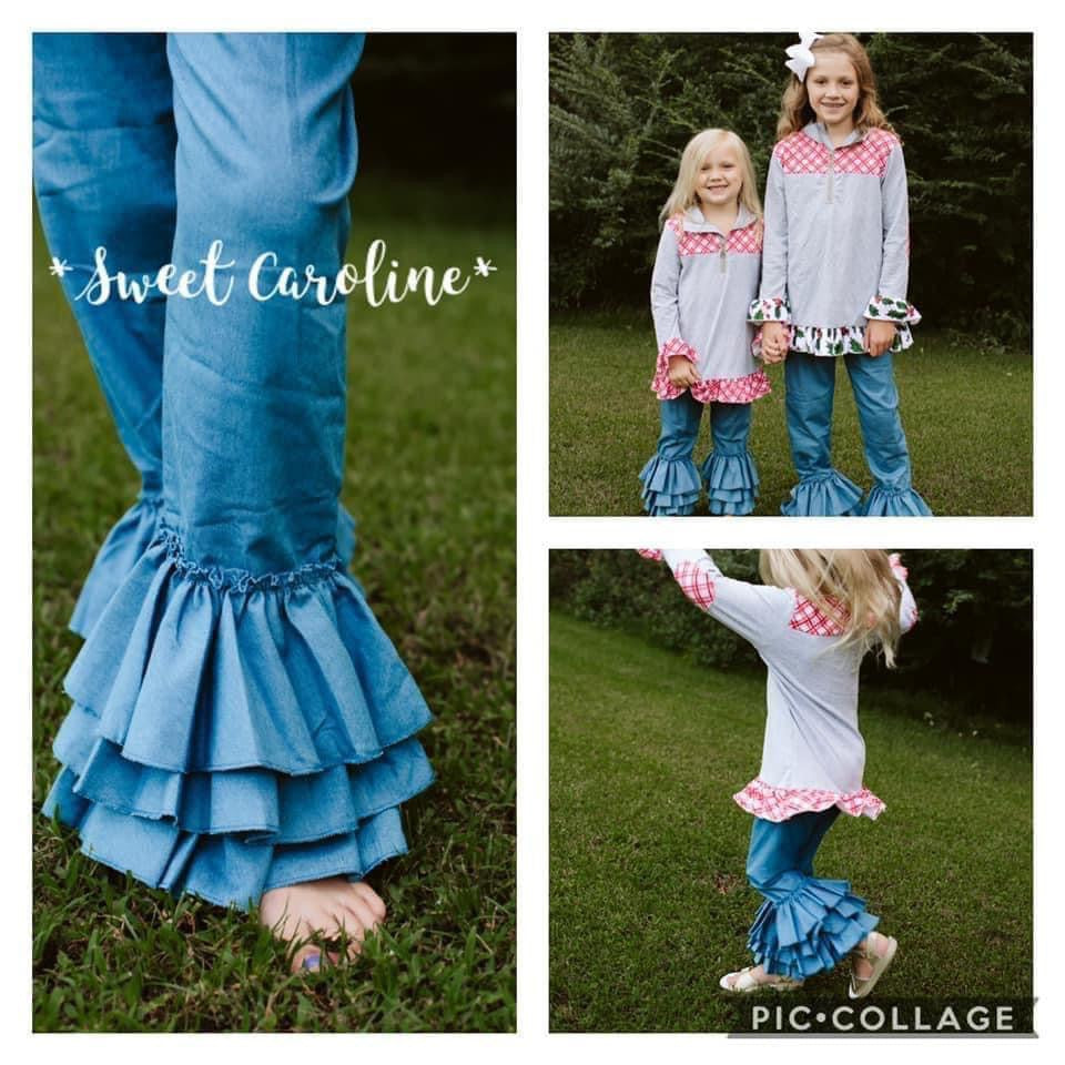 Sweet Caroline Ruffle Pants