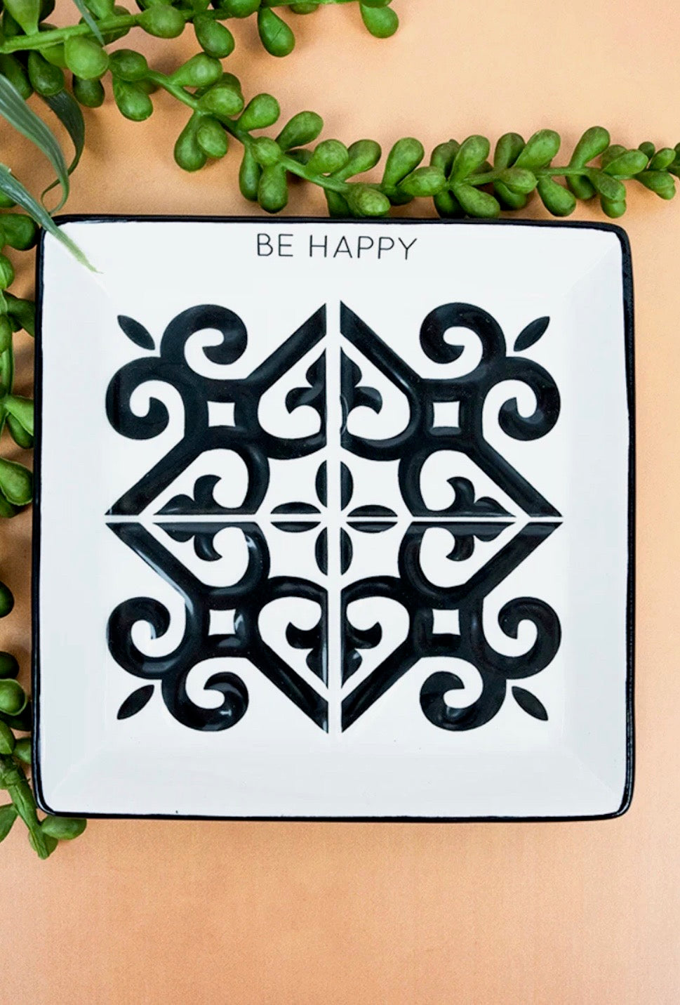 Be Happy Trinket Tray