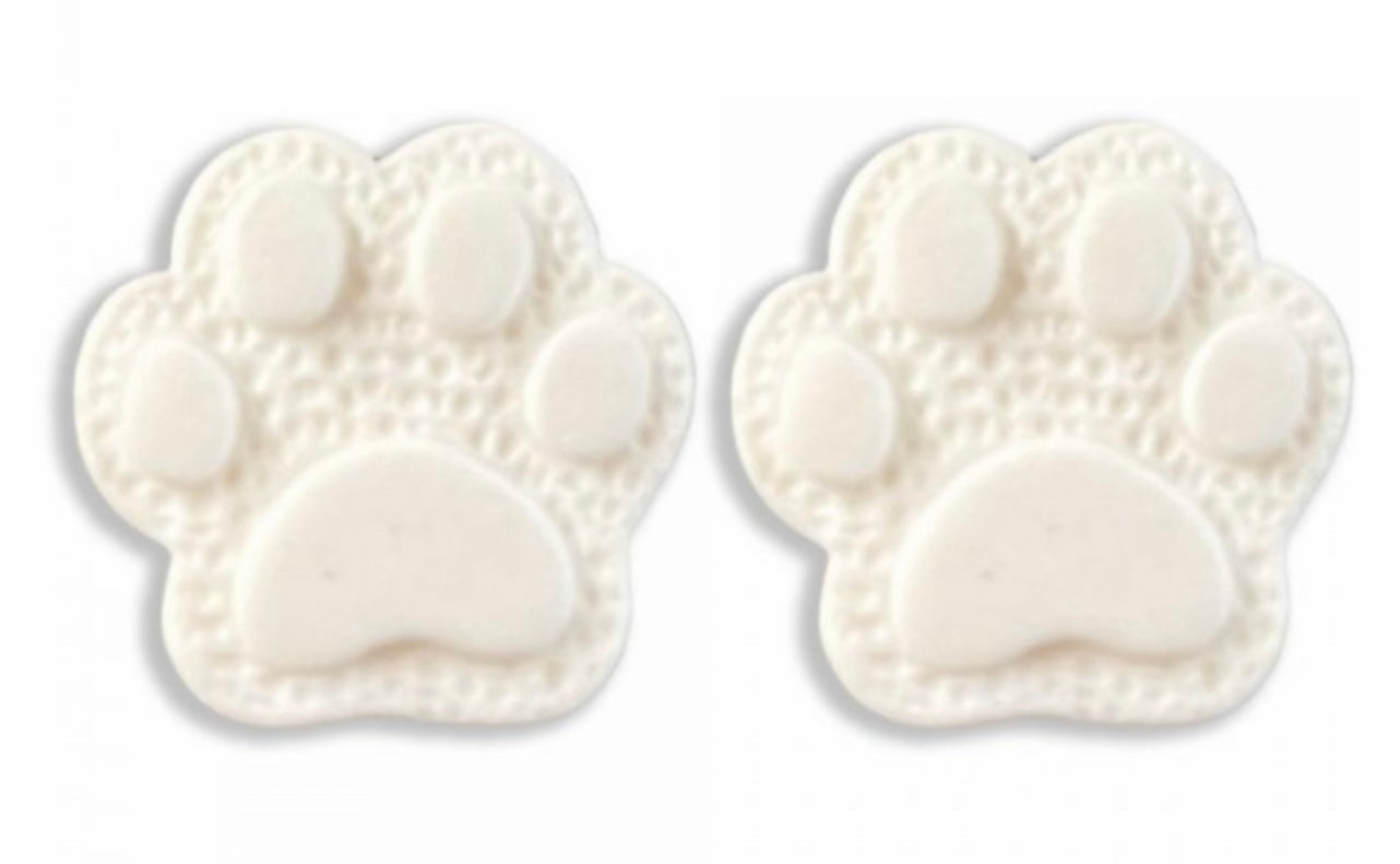 Paw Print Studs