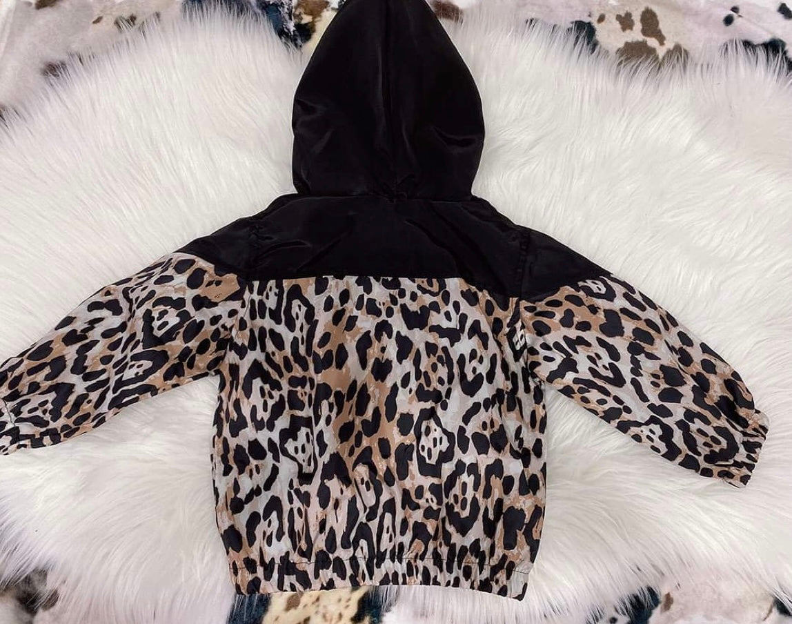 Girls Leopard Jacket