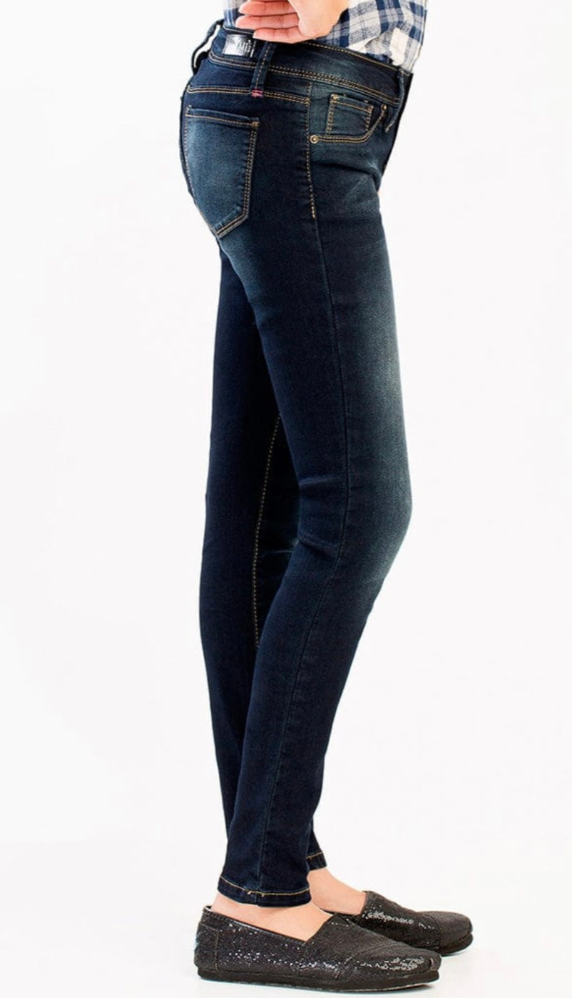 KIDS FAUX FRONT POCKET SKINNY JEAN — NWBLE S36