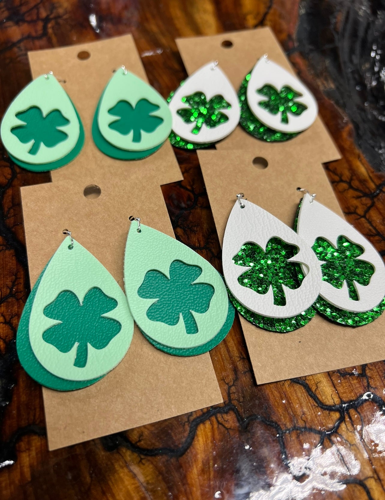 Peek-A-Boo Shamrocks