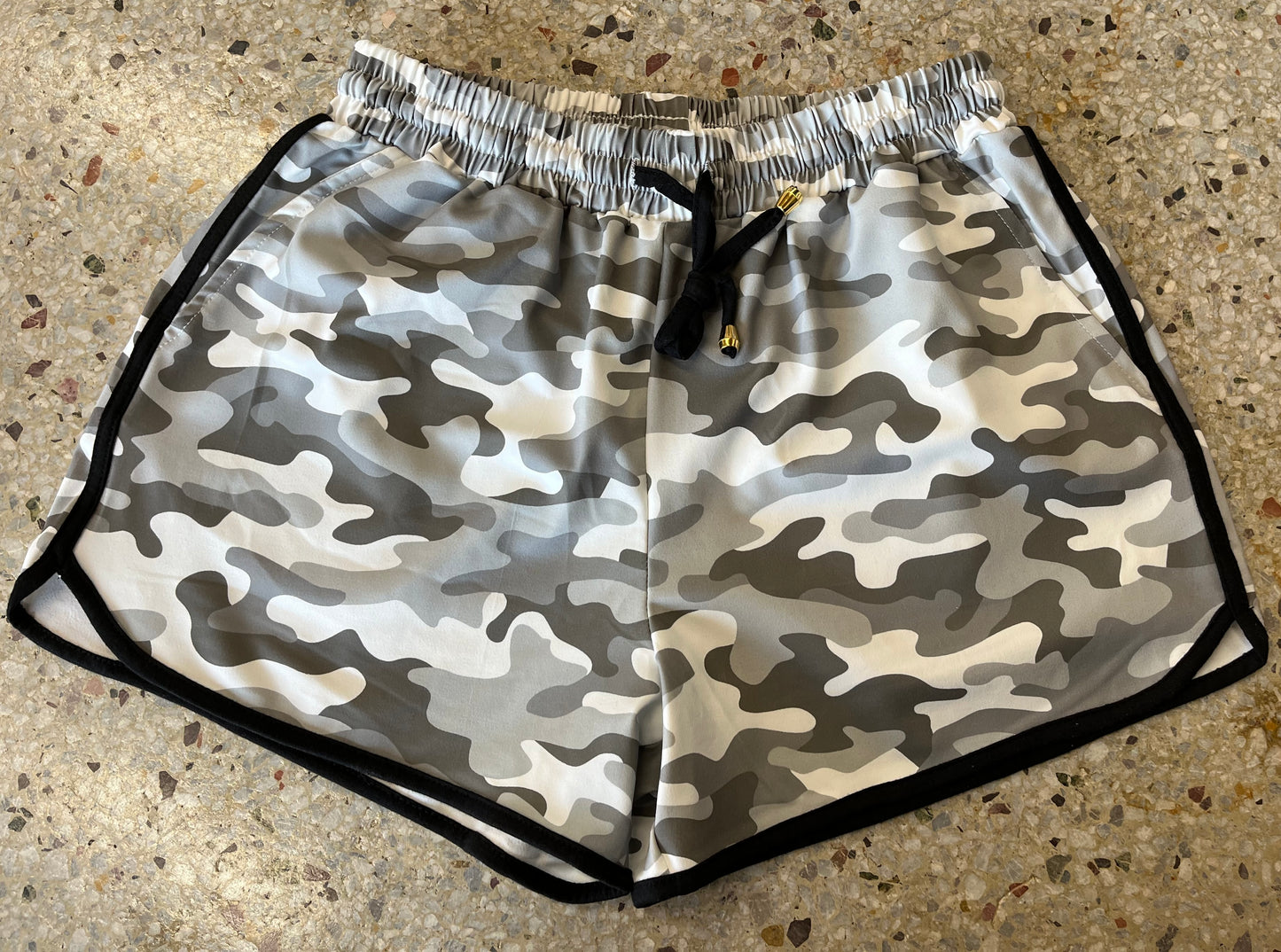 Grey Camo Everyday Shorts