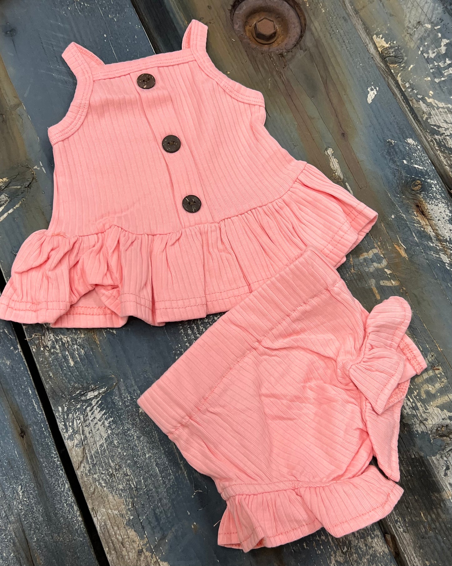 Ribbed Diaper Set