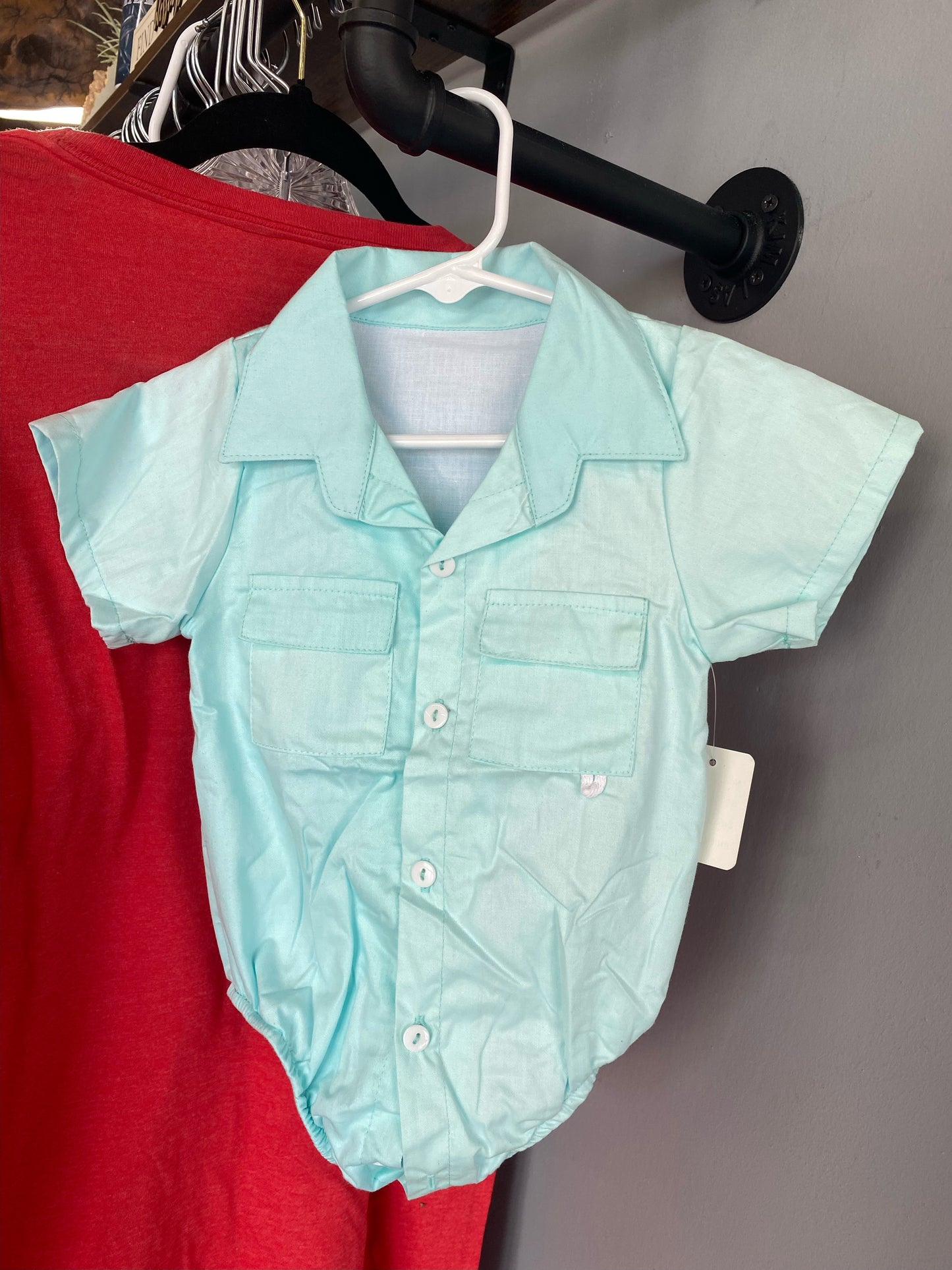 Boys Fishing Shirt Onsie