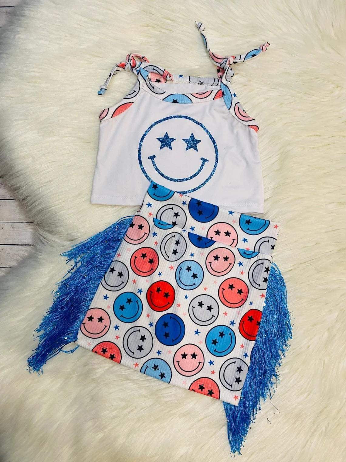 Patriotic Smiley Face