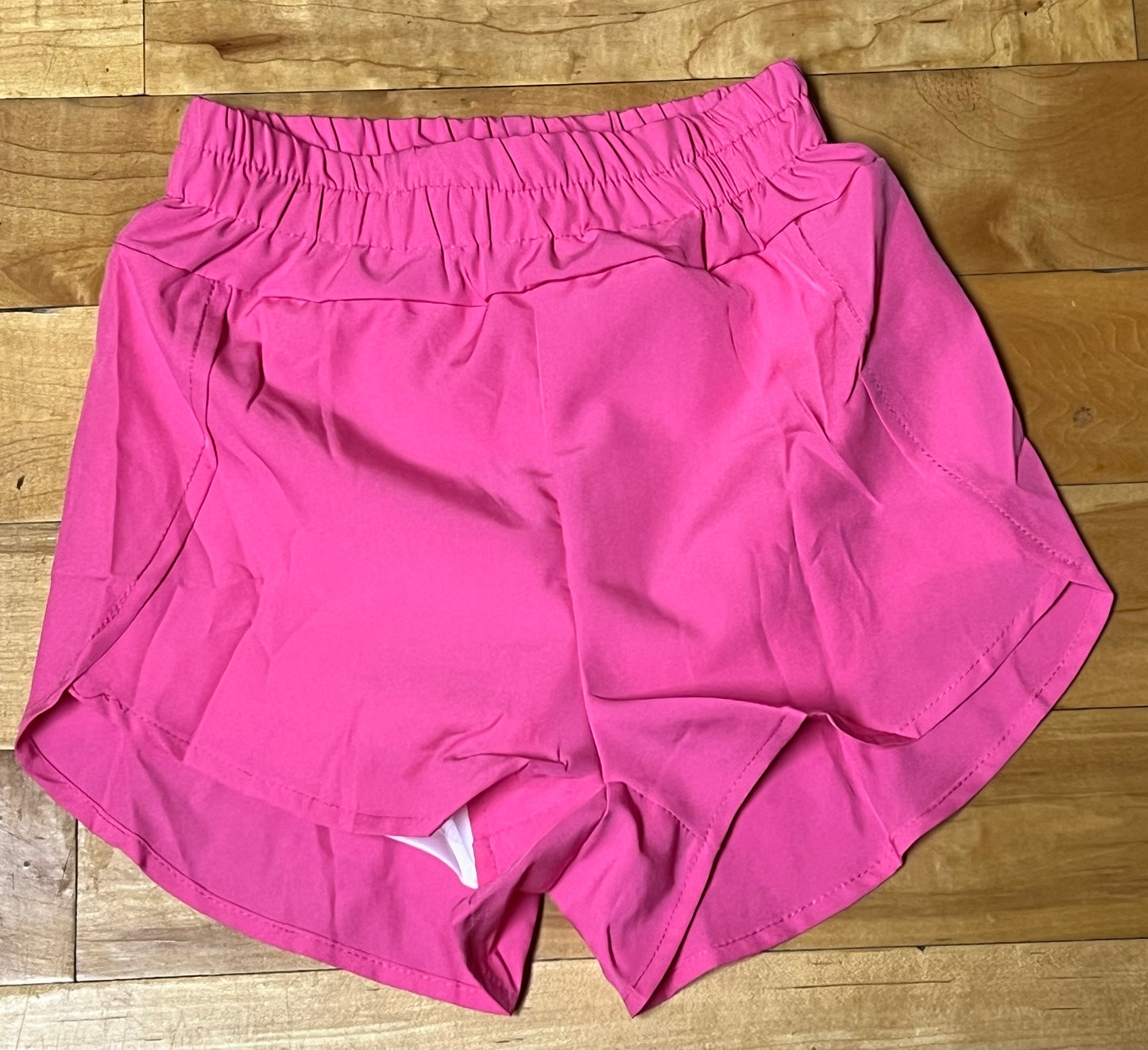 Hot Pink High Waist Shorts