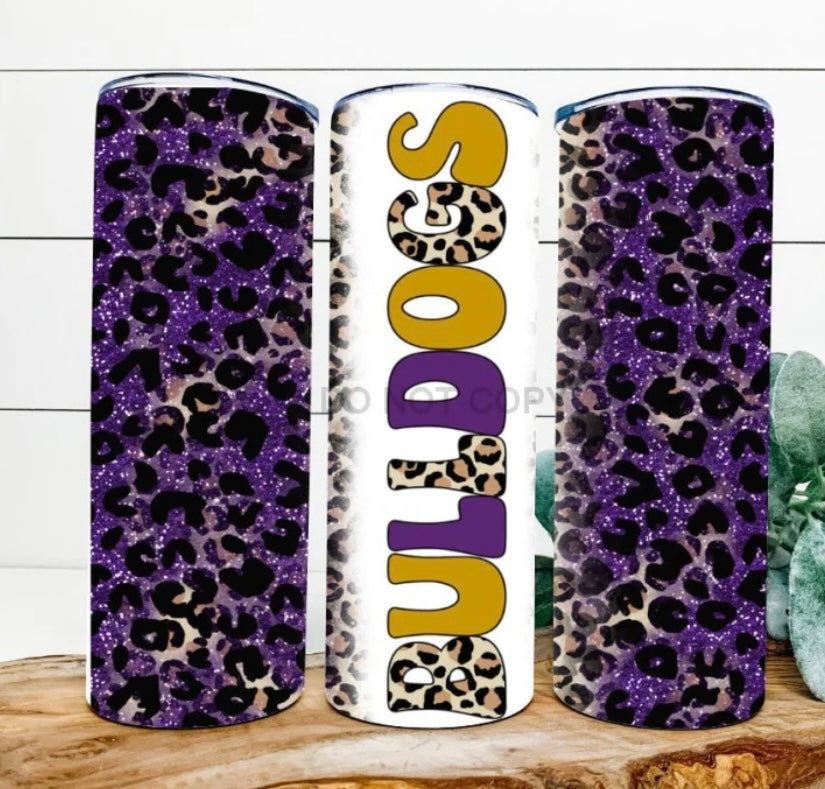 Bulldogs 20oz Skinny Tumbler