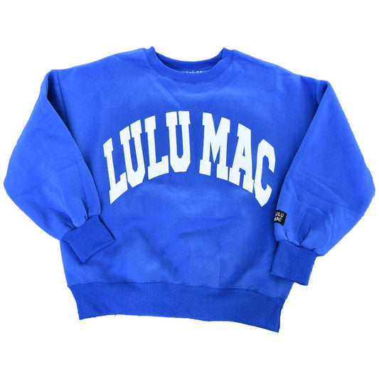 LULU MAC Royal/White Sweatshirt