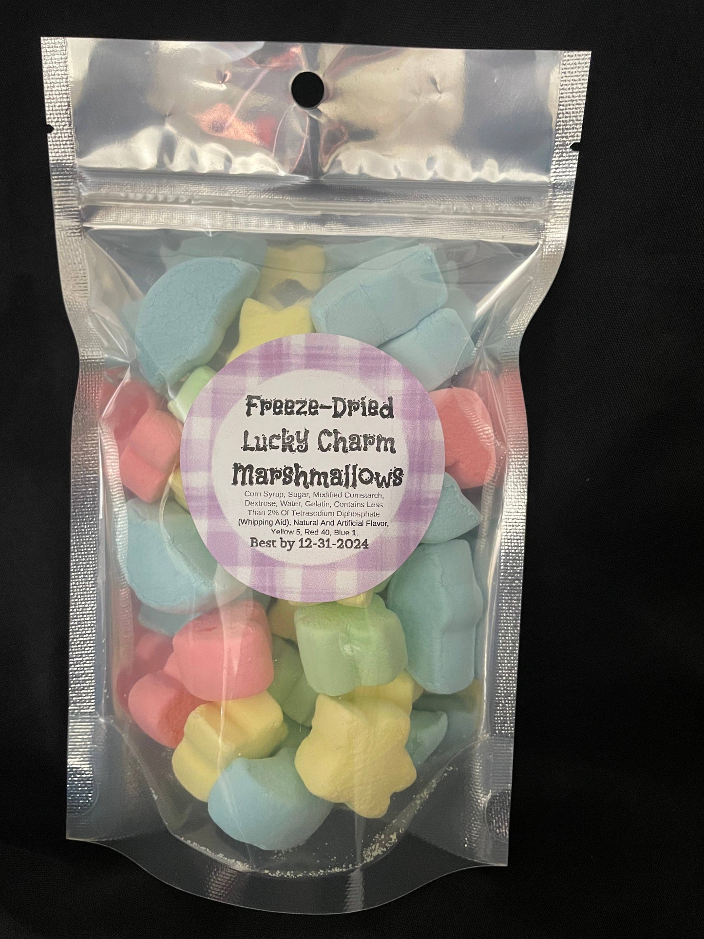 Freeze Dried Marshmallows: Lucky Charm Shapes