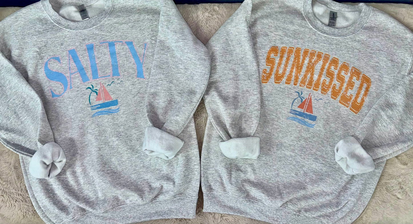 Salty + Sunkissed Sweatshirts