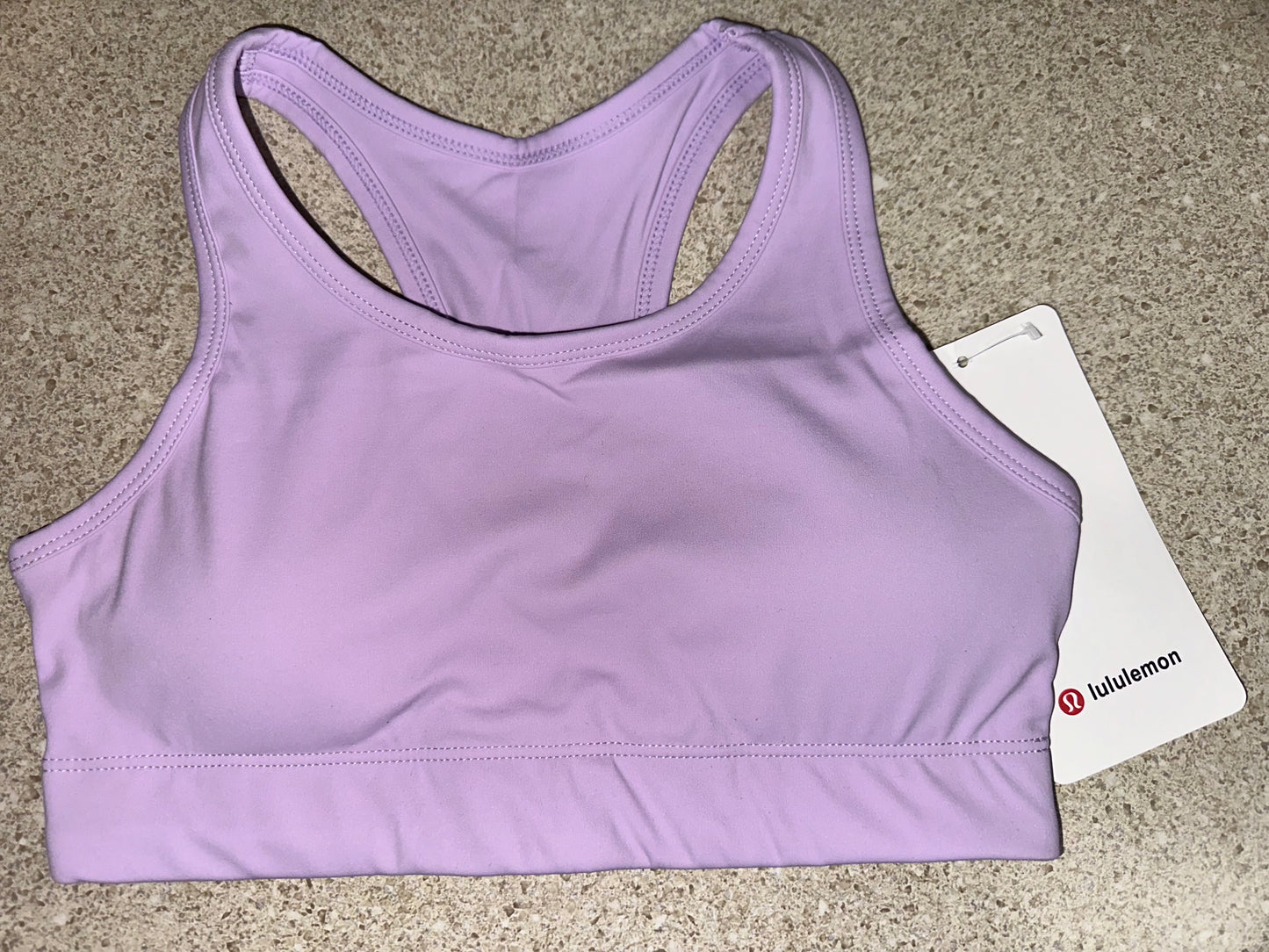 Lu-Alike Girls Purple Sports Bra