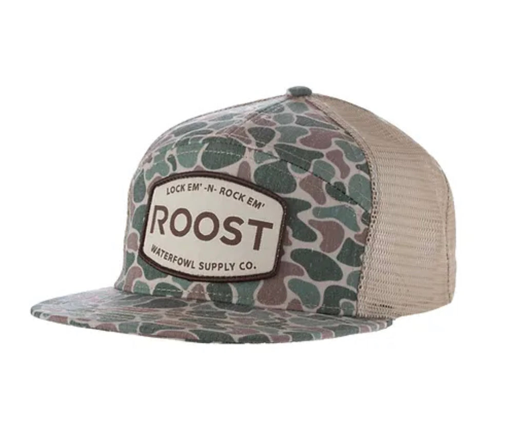 Roost Camo 7 Panel Woven Logo Patch