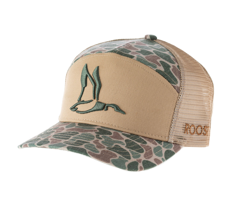 Roost 7 Panel 3D Puff Duck Logo (RH-R-1)