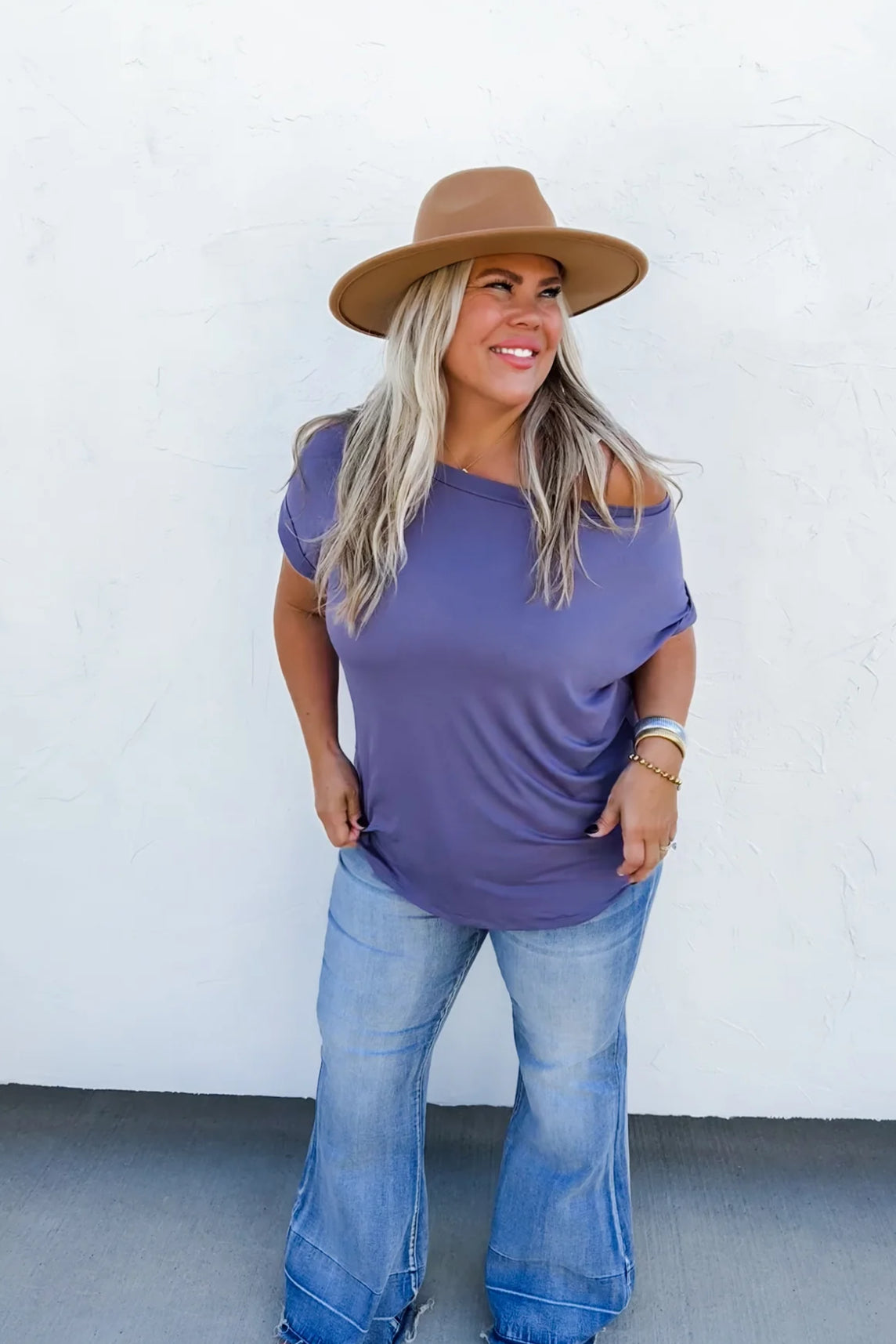 Purple Emmie Top