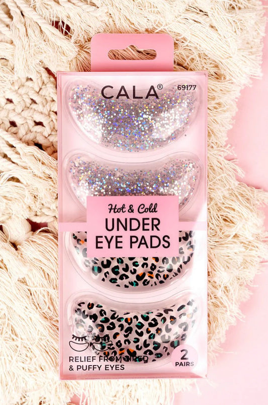 GLITTER AND LEOPARD HOT & COLD UNDER EYE PADS