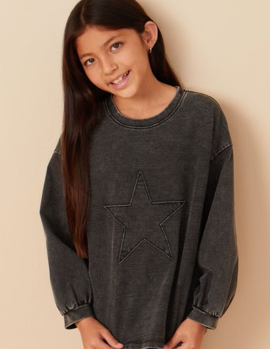 Star Patch Sweatshirt