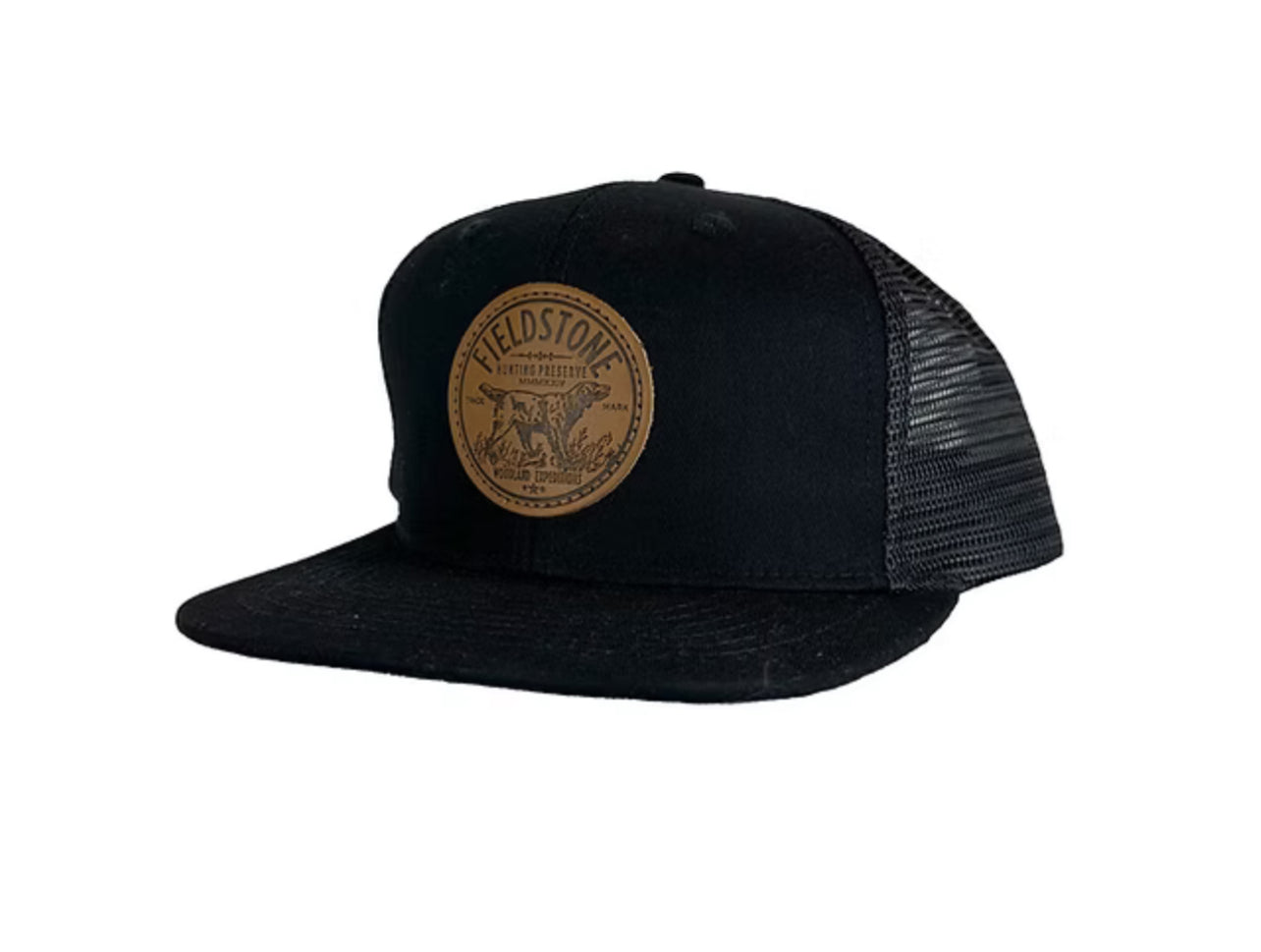 Black Preserve Circle Patch Hat (RH-197)