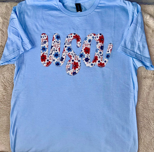 USA | Embroidered T-Shirt
